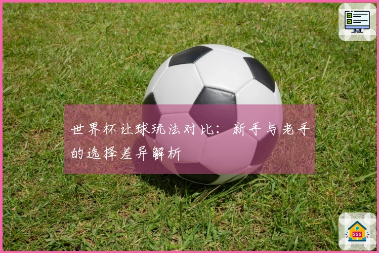 世界杯让球玩法对比：新手与老手的选择差异解析